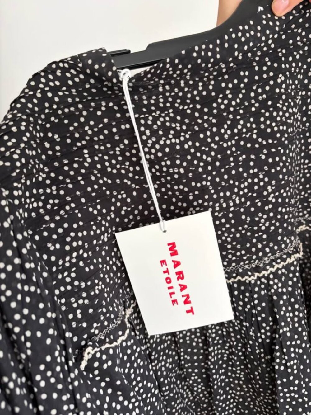 Isabel Marant Étoile Douna Blouse in Black/Ecru - Picture 5 of 5